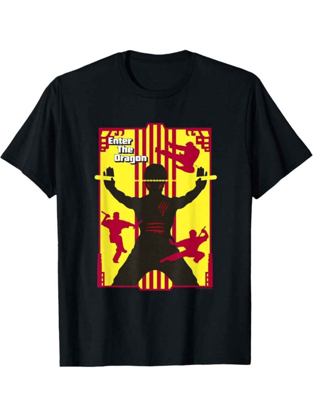 Vintage Bruce Lee Enter the Dragon Martial Arts T-Shirt | Retro Graphic Tee